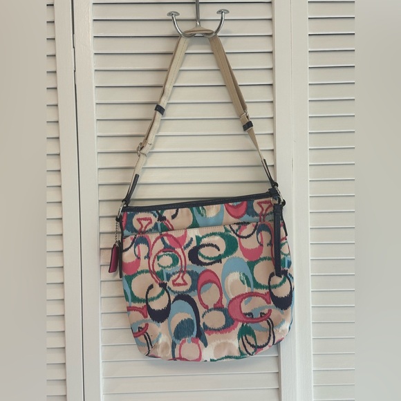 COACH Scribble Crossbody Purse IKAT - Picture 3 of 13